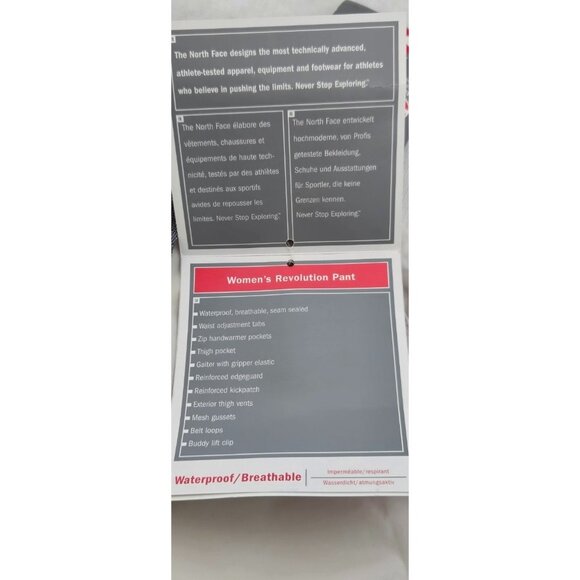 Women's L North Face HyVent Snow Pants, waterproof, insulated, NWT - Picture 9 of 16